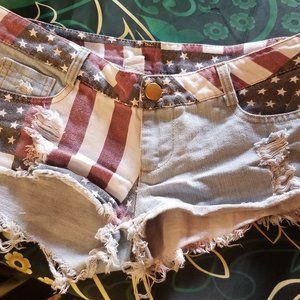American Flag Hean Shorts size 1